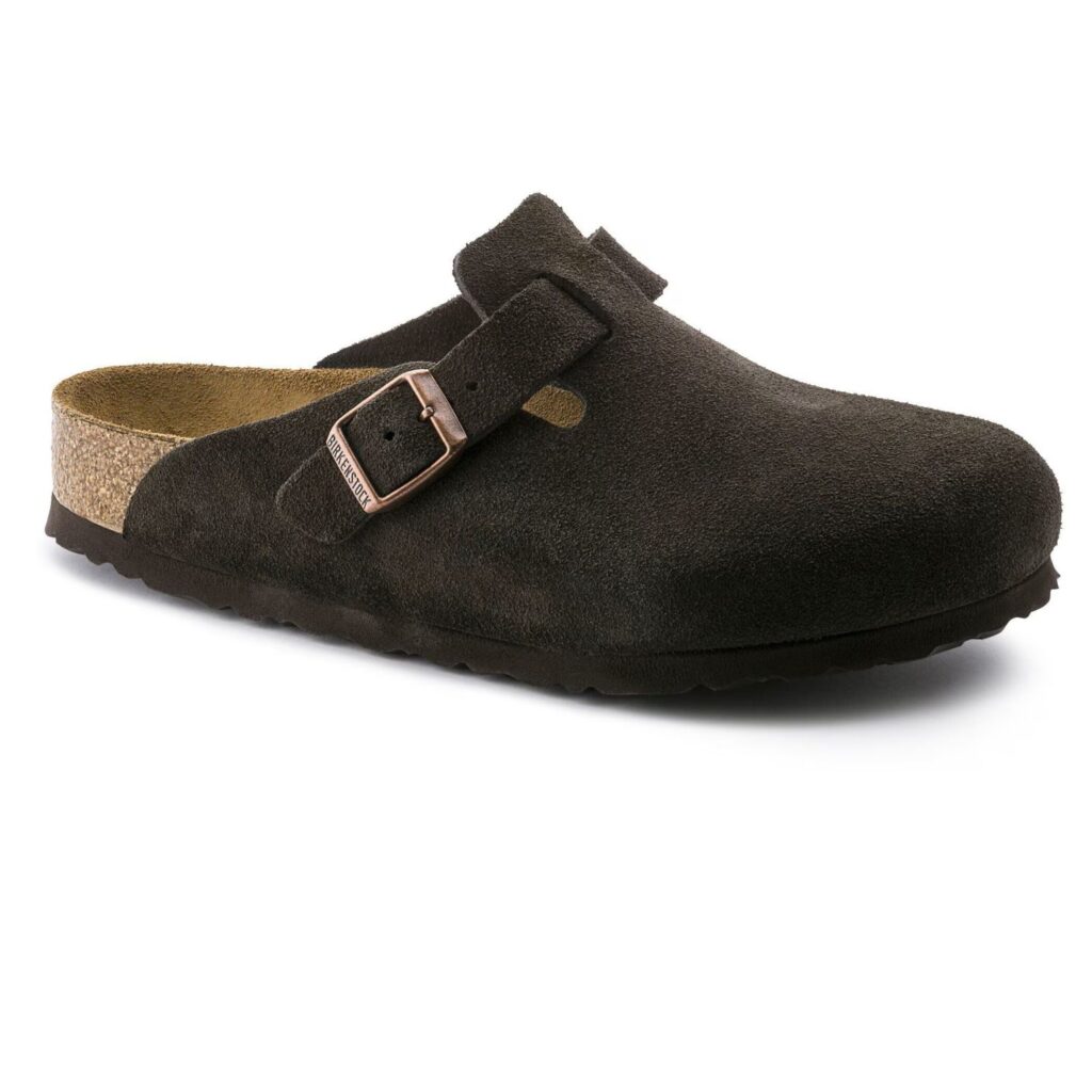 Birkenstock Boston Soft Pantoffel Bruin