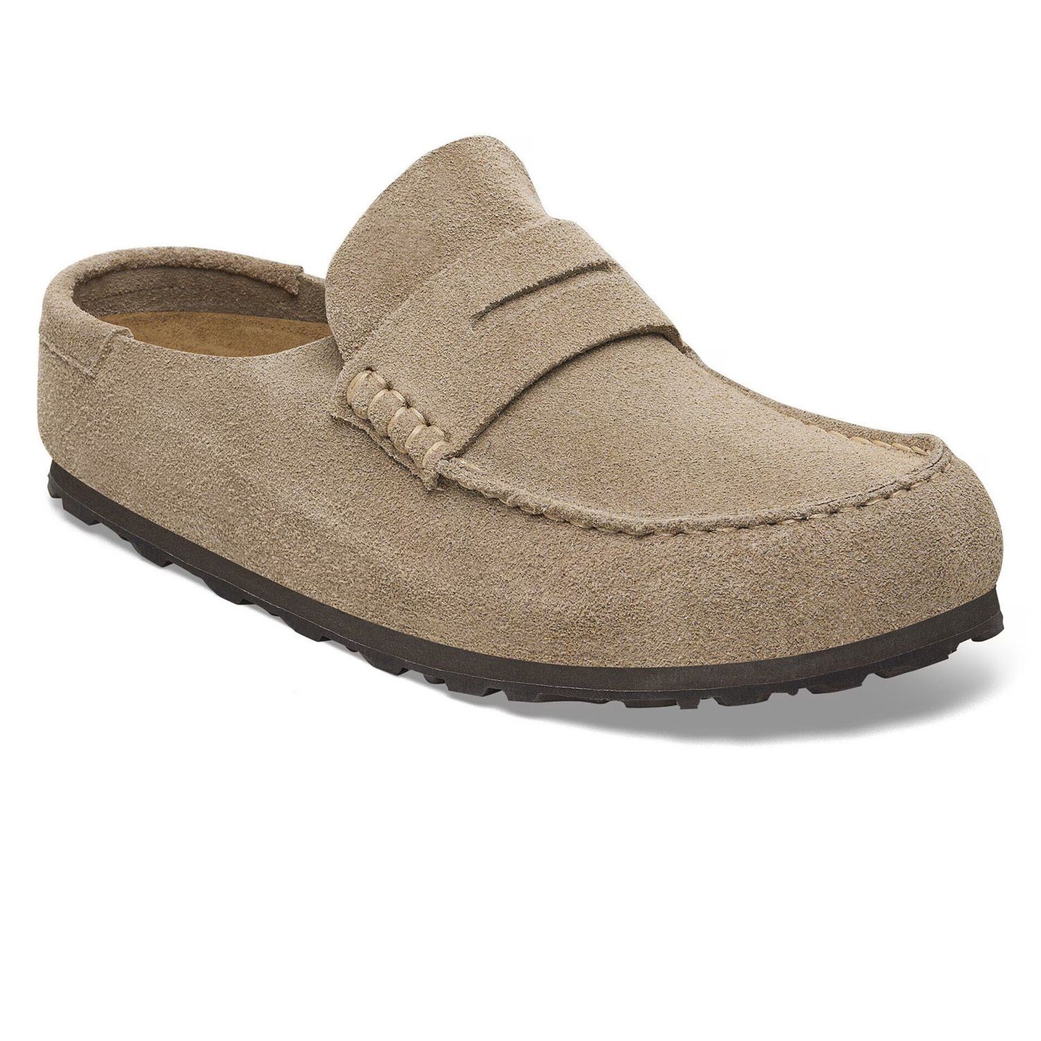 Birkenstock Naples Wrapped Pantoffel Beige
