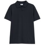 Filippa K Stretch Cotton Polo Zwart