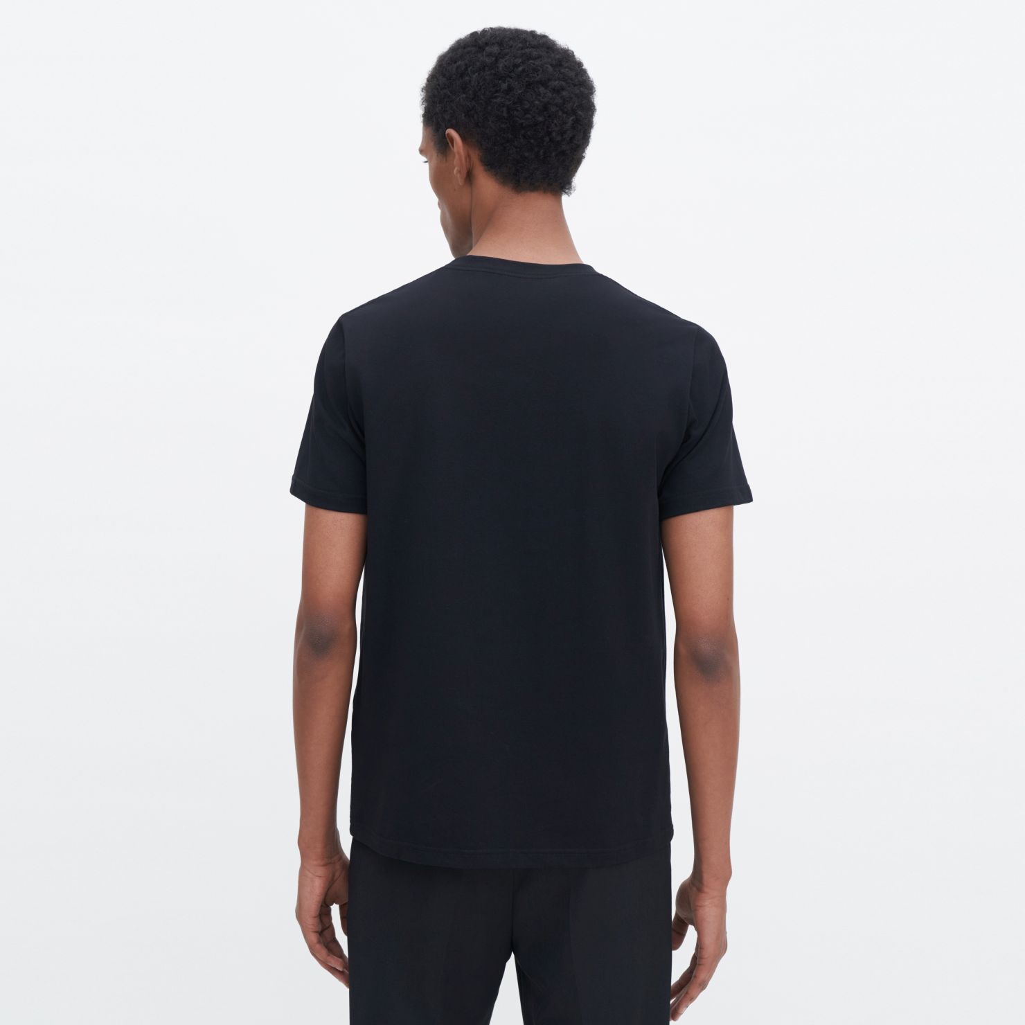 Filippa K Stretch Cotton T-shirt Zwart