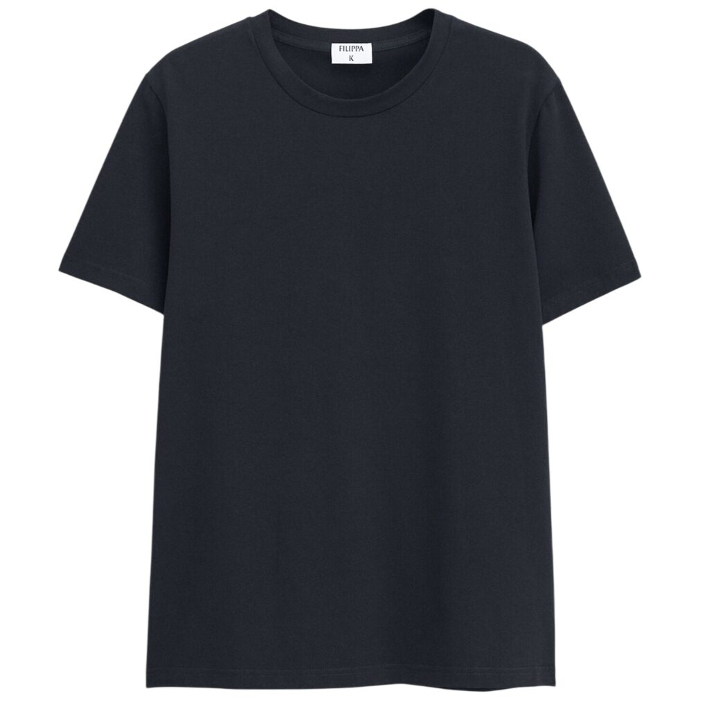 Filippa K Stretch Cotton T-shirt Zwart