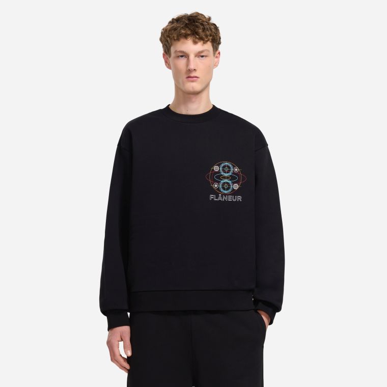 Flâneur Speaker Sweater Zwart