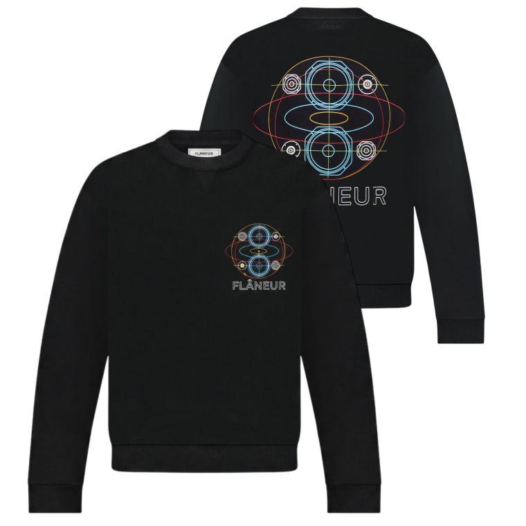 Flâneur Speaker Sweater Zwart