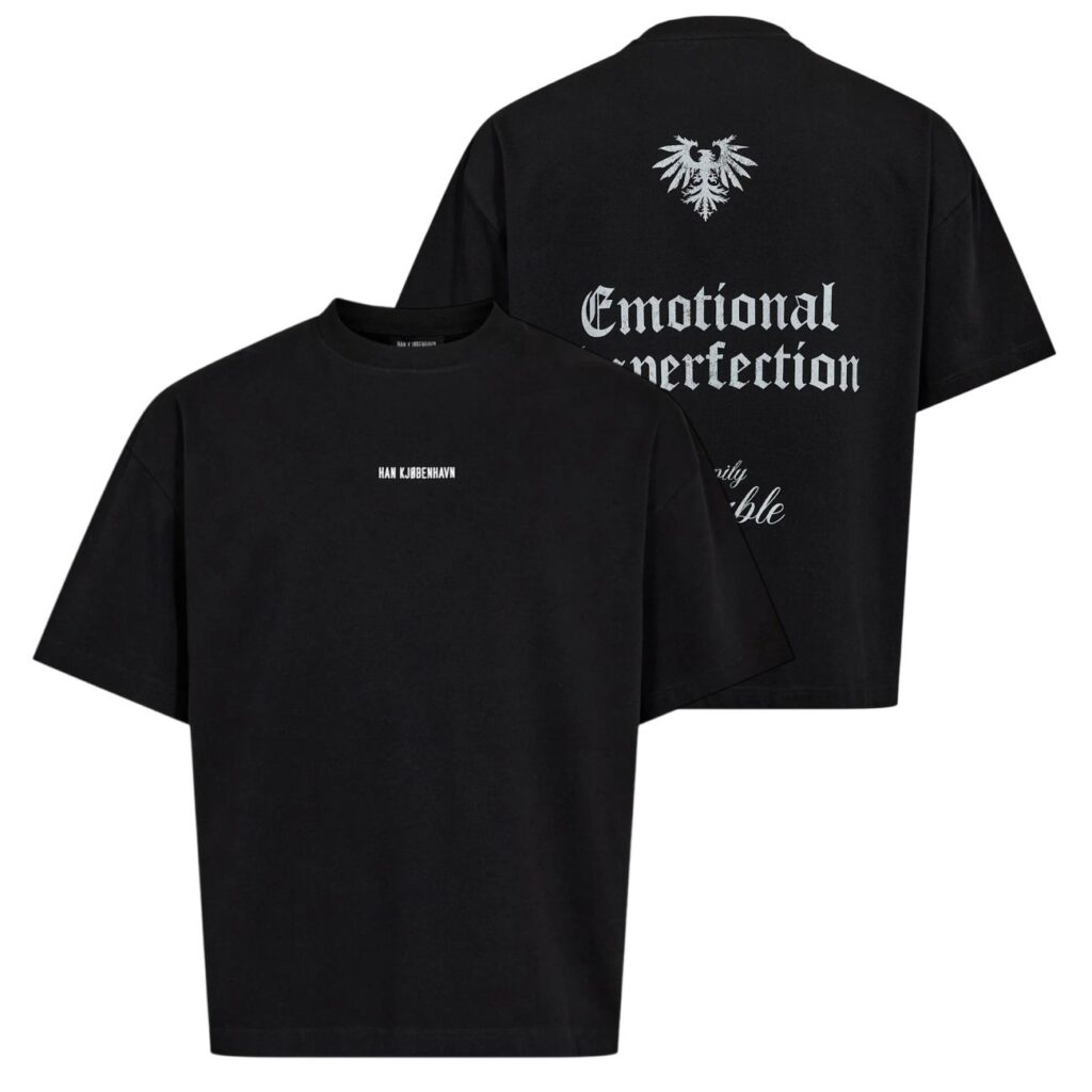 Han Kjøbenhavn Graphic Loose T-shirt Zwart