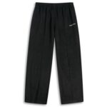 MKI Miyuki Zoku Linen Wide Leg Broek Zwart