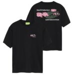 New Amsterdam Surf Association Lilies T-shirt Zwart
