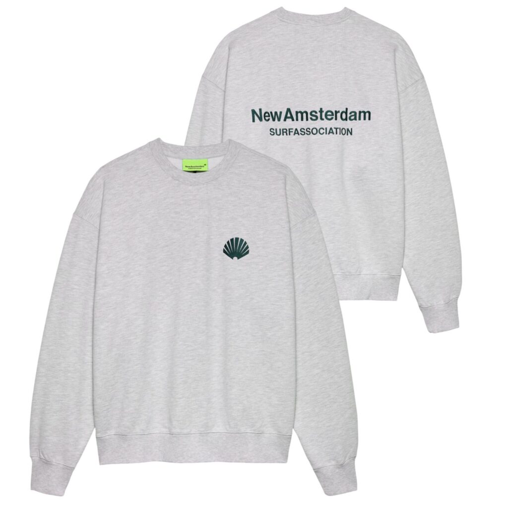 New Amsterdam Surf Association Logo Sweater Grijs