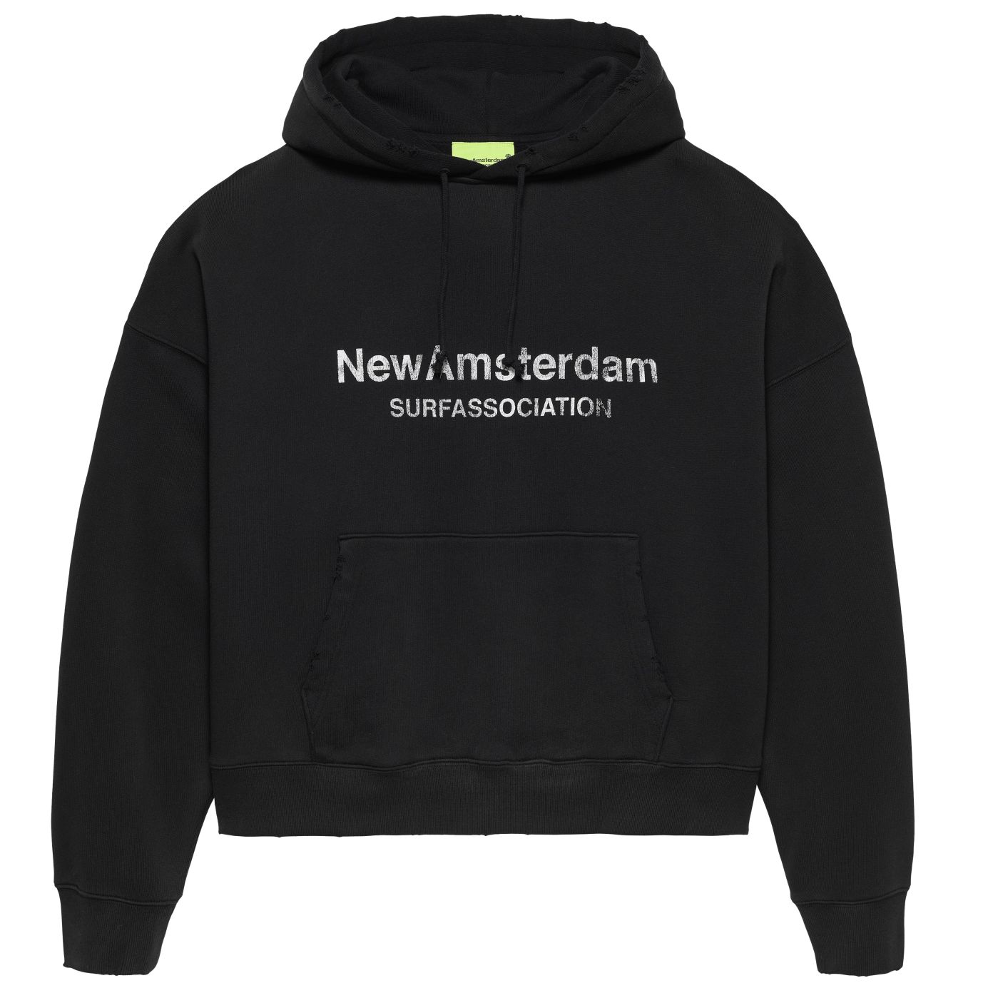 New Amsterdam Surf Association Worked Hoodie Zwart