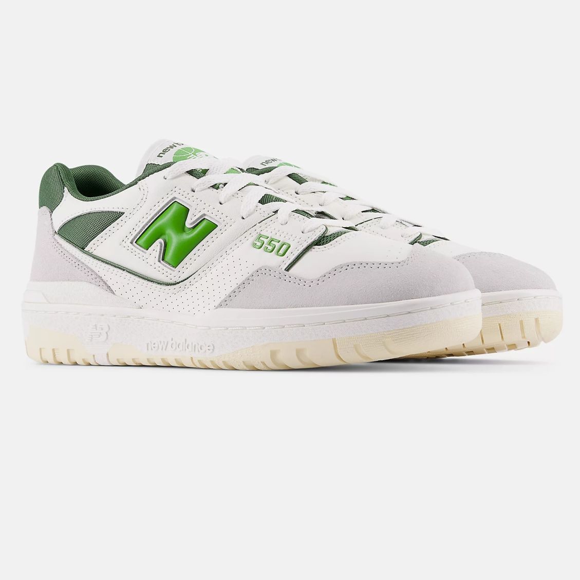 New Balance 550 Sneaker Off White/Groen