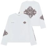 The Couture Club Motion Blurred Emblem Longsleeve T-shirt Off White